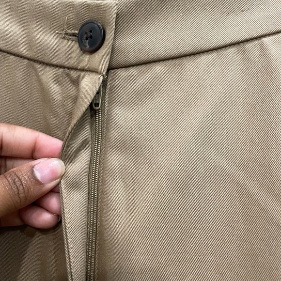 Old Navy Tan Tapered Trousers with Relaxed Fit - Picture 2 of 2